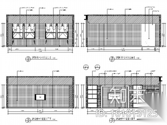 某国家级高新技术企业办公楼CAD施工图（含效果）施工图下载【ID:161813125】