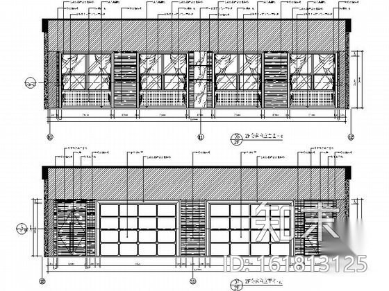 某国家级高新技术企业办公楼CAD施工图（含效果）施工图下载【ID:161813125】