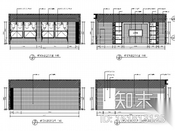 某国家级高新技术企业办公楼CAD施工图（含效果）施工图下载【ID:161813125】