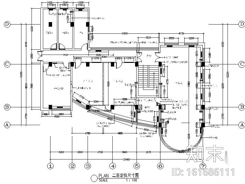 某艺术学校部分施工图cad施工图下载【ID:161686111】