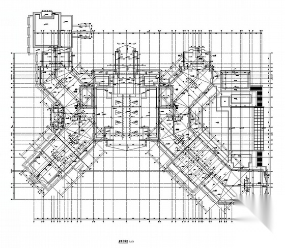 [吉林]中式风格国际旅游度假酒店建筑施工图cad施工图下载【ID:166565193】