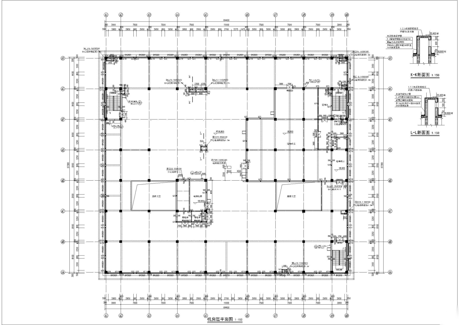 宣化中医院门诊楼建筑施工图施工图下载【ID:160722113】