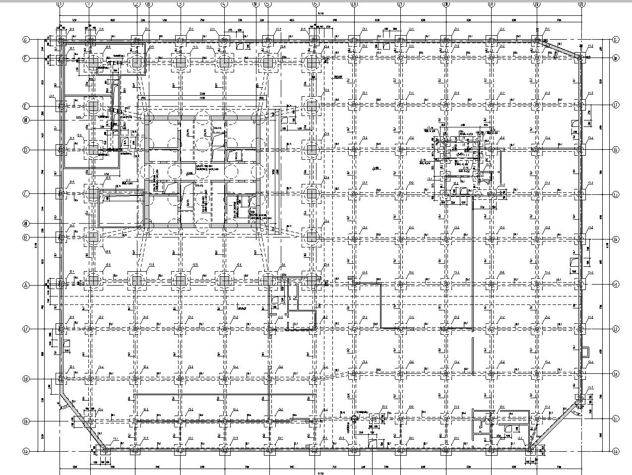 [中国]53层超高层玻璃幕墙企业办公楼CAD全套建筑结构风...施工图下载【ID:166325170】