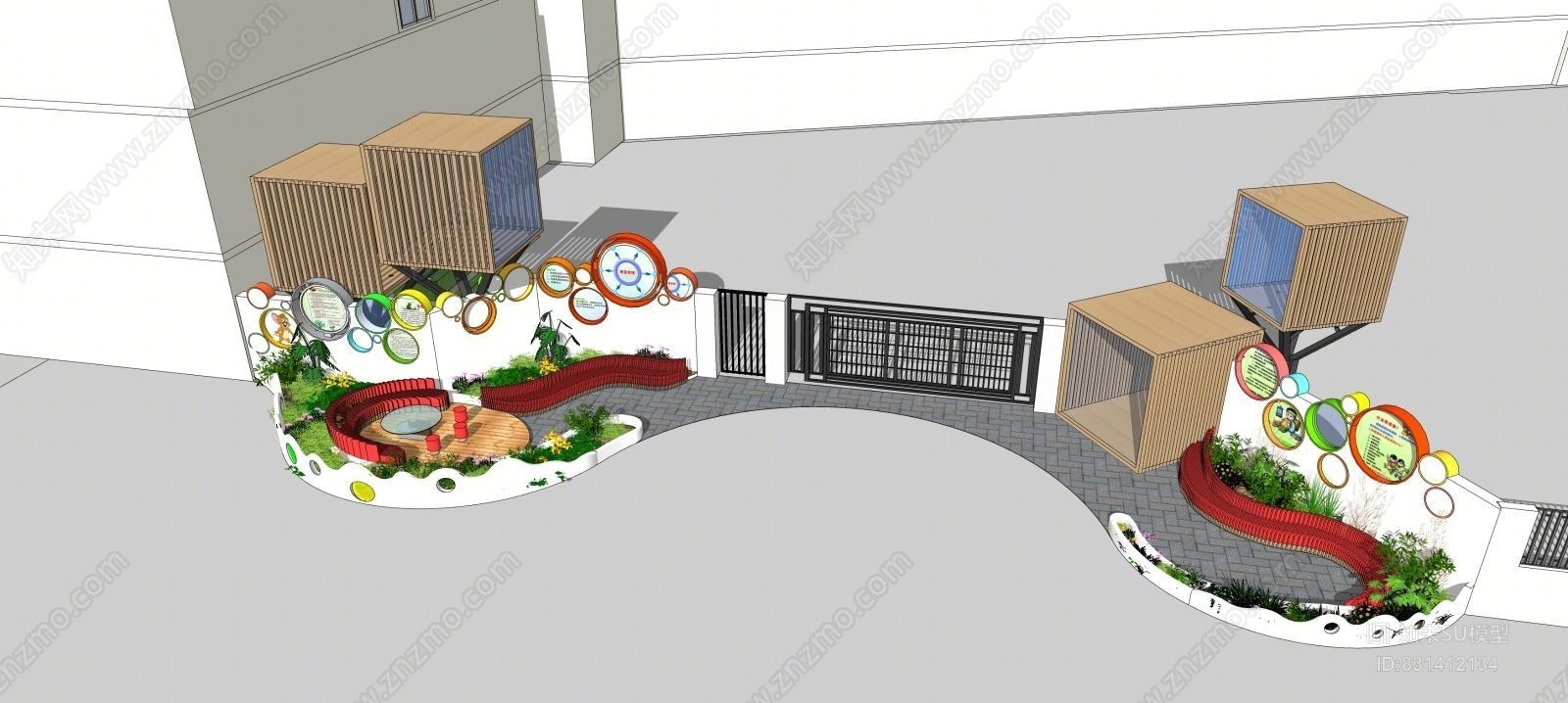 门头SU模型下载【ID:831412134】