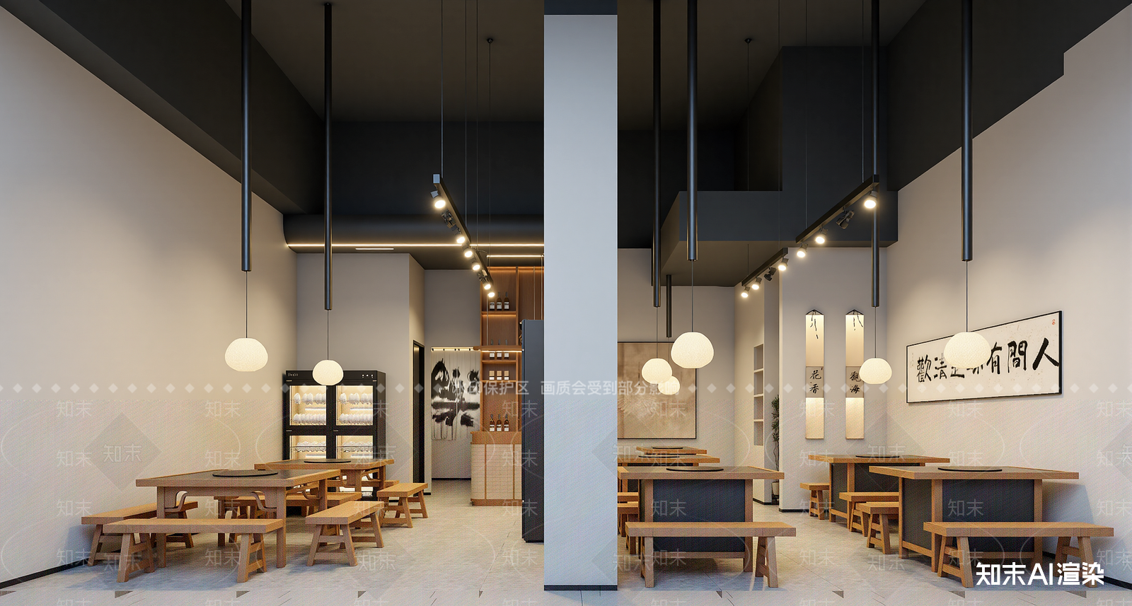 新中式茶馆3D模型下载【ID:1214102854】