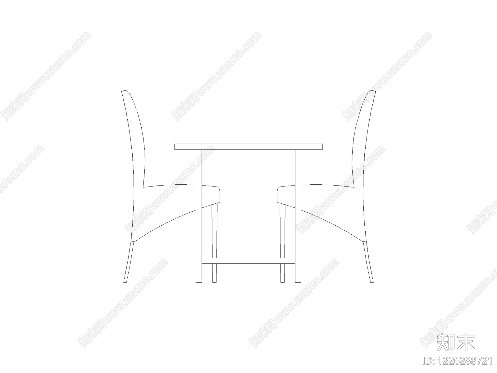 椅子CAD图纸