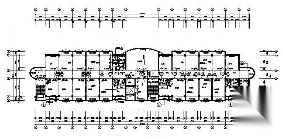 某消防队办公楼建筑施工图cad施工图下载【ID:168482112】