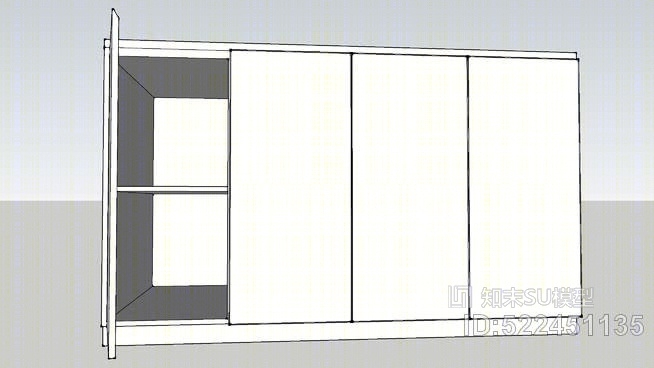 4英尺低厨柜AZSU模型下载【ID:522451135】
