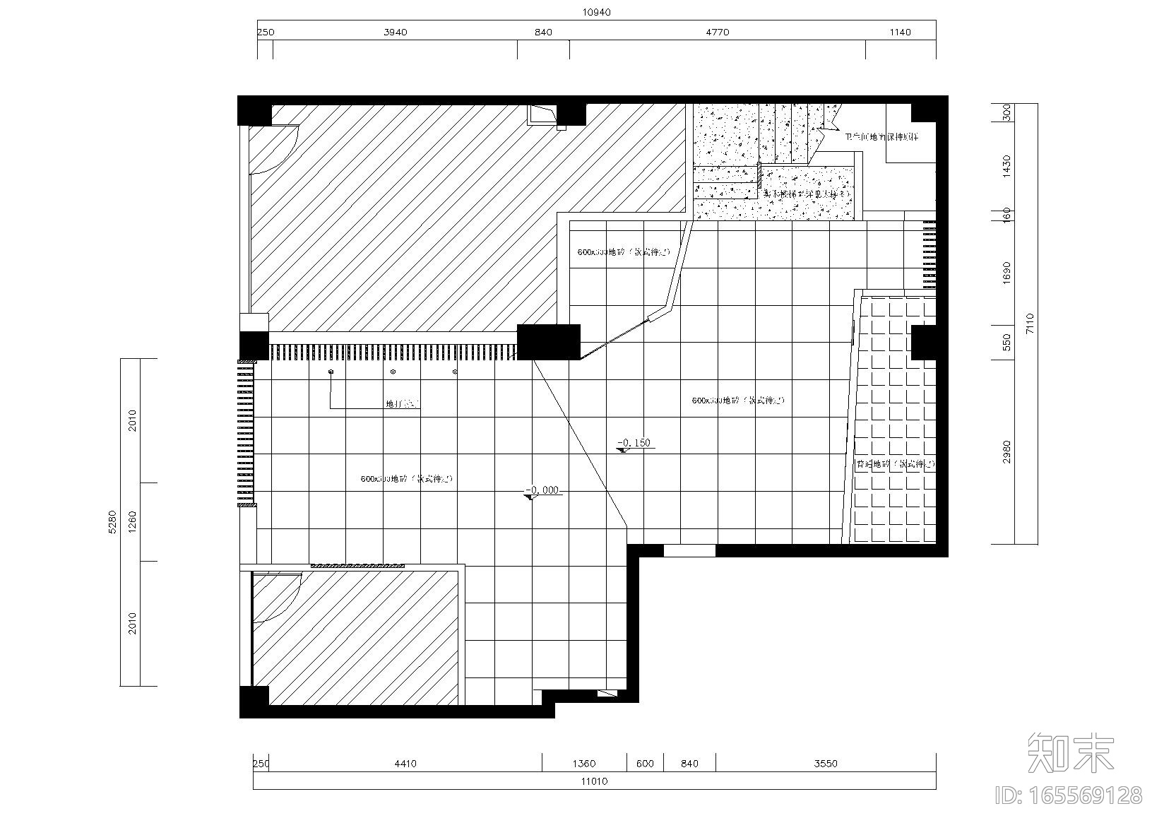 [厦门]澜馨美容美发沙龙中心施工图+实景图cad施工图下载【ID:165569128】