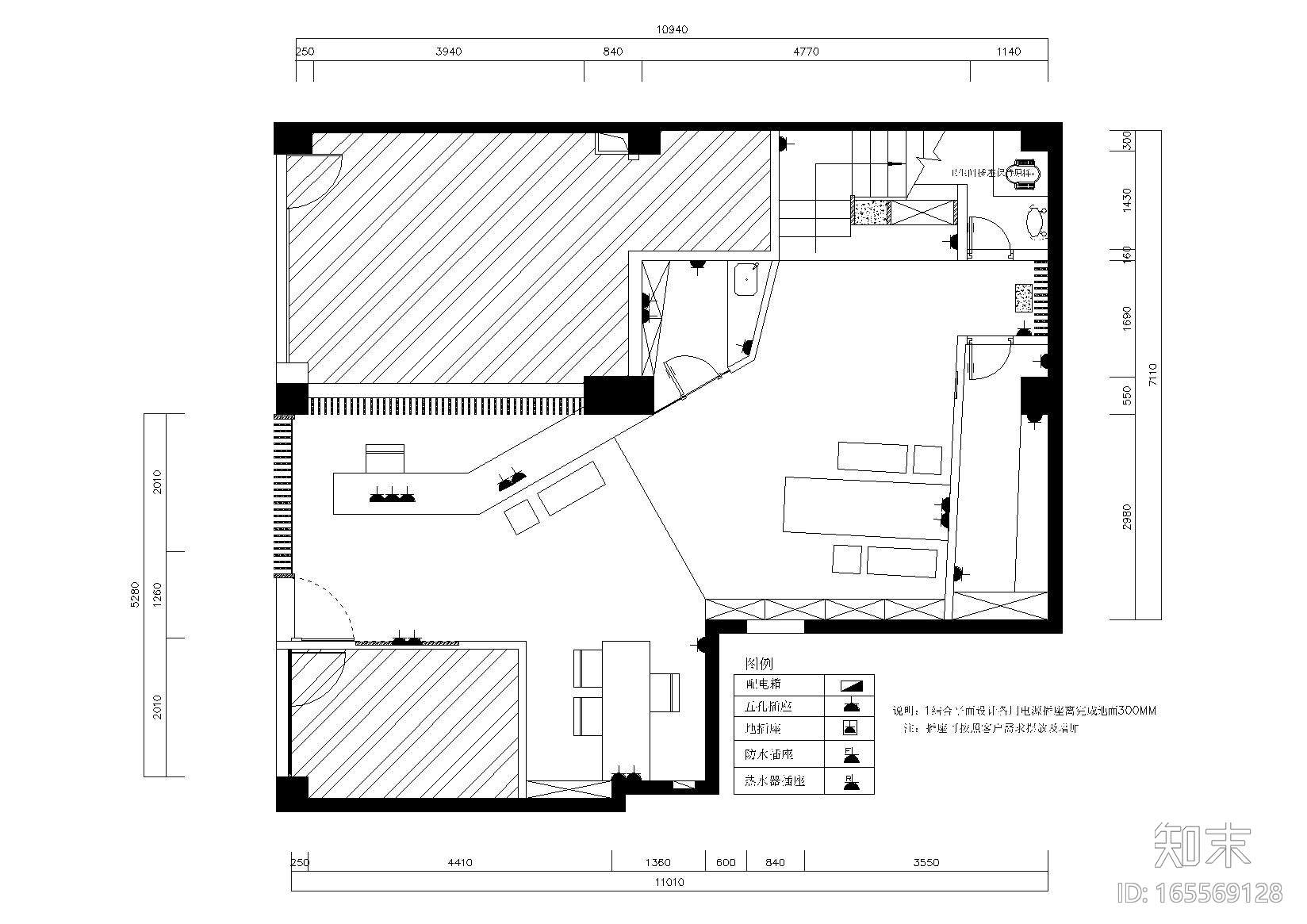 [厦门]澜馨美容美发沙龙中心施工图+实景图cad施工图下载【ID:165569128】