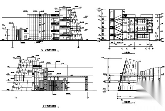 [贺州桂东]某社区三层九班幼儿园建筑施工图cad施工图下载【ID:166064149】