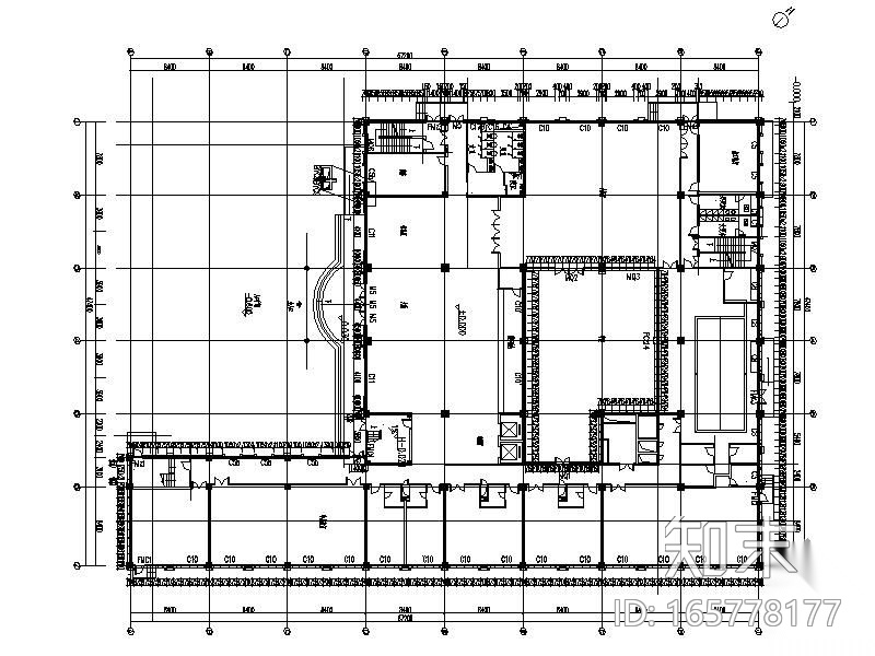 井冈山某教育基地石材墓墙装饰工程图cad施工图下载【ID:165778177】