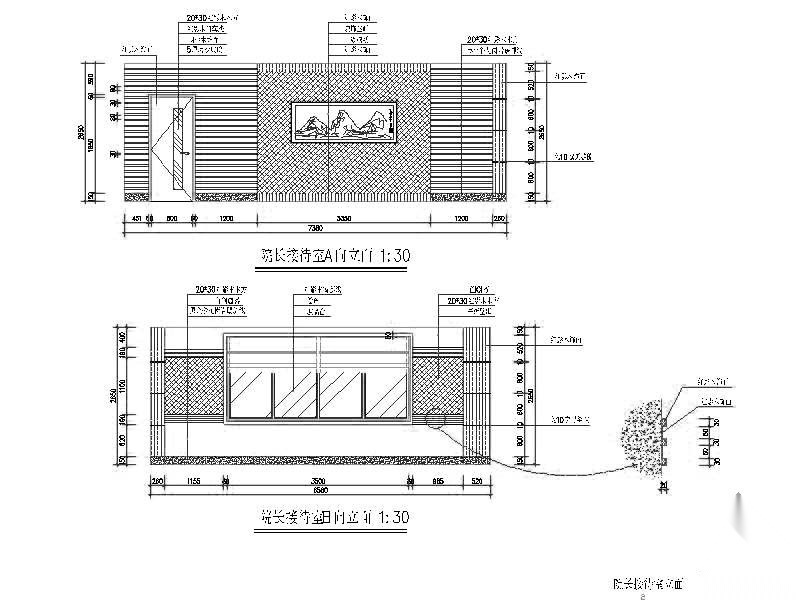 某法院办公楼装修图(含效果图)cad施工图下载【ID:160703178】