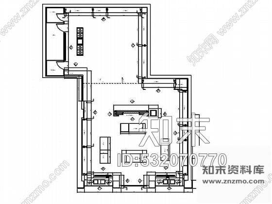 施工图时尚商务男装专卖店室内装饰施工图含效果图cad施工图下载【ID:532070770】