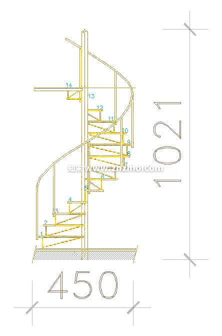 楼梯cad施工图下载【ID:182614184】