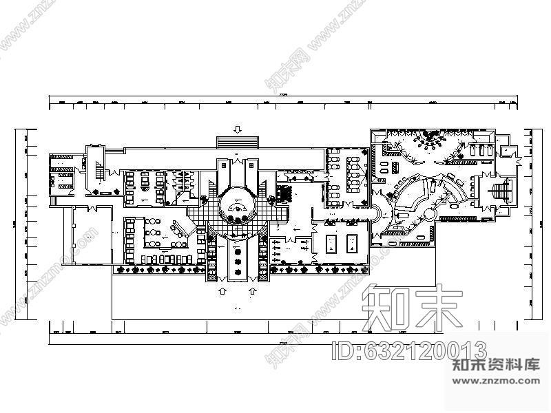 施工图热带雨林度假休闲会所(含效果图)施工图下载【ID:632120013】