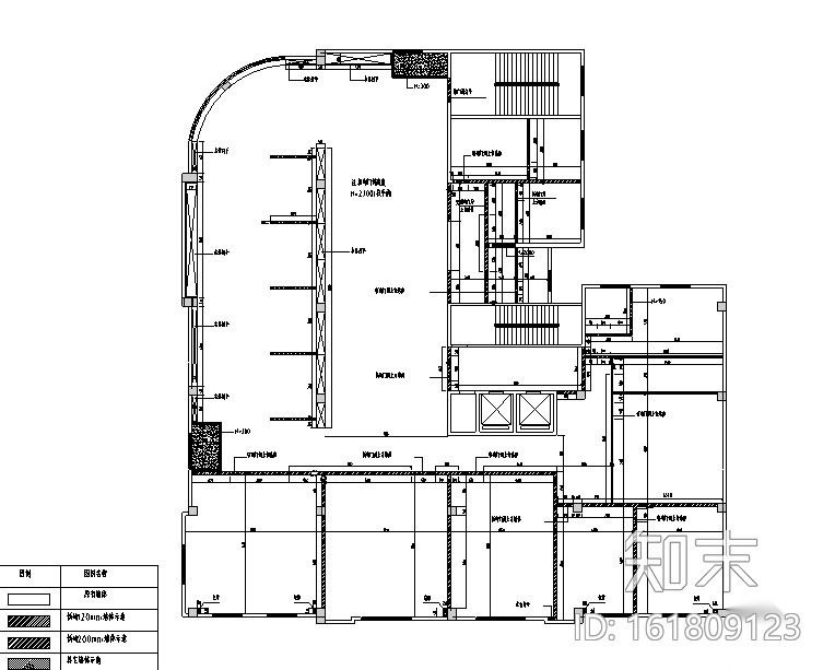 中式风格高档会所设计施工图（附效果图）cad施工图下载【ID:161809123】