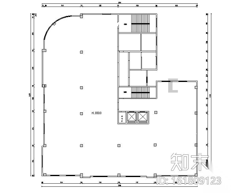 中式风格高档会所设计施工图（附效果图）cad施工图下载【ID:161809123】