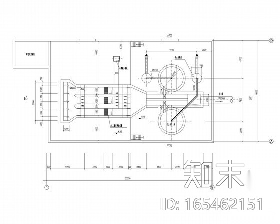 [宁夏]城区污水处理厂设计图cad施工图下载【ID:165462151】