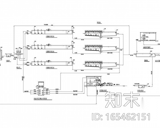 [宁夏]城区污水处理厂设计图cad施工图下载【ID:165462151】