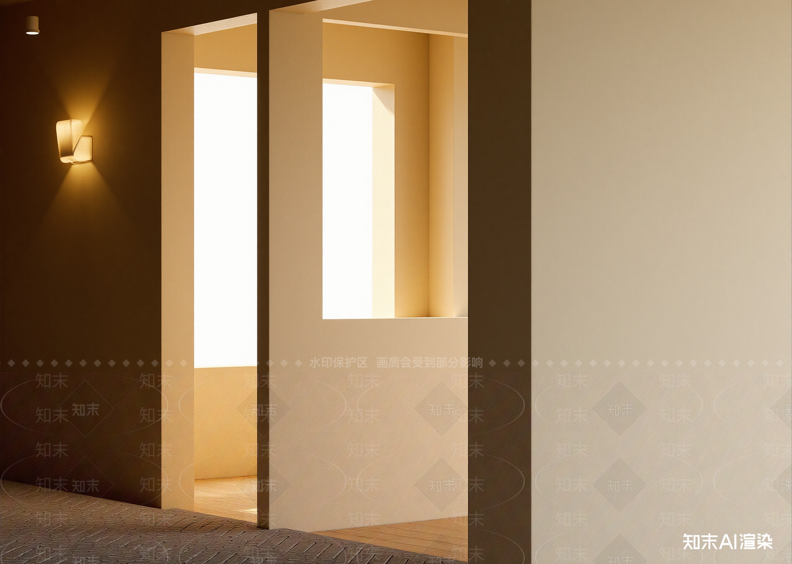 法式走廊3D模型下载【ID:1214842859】