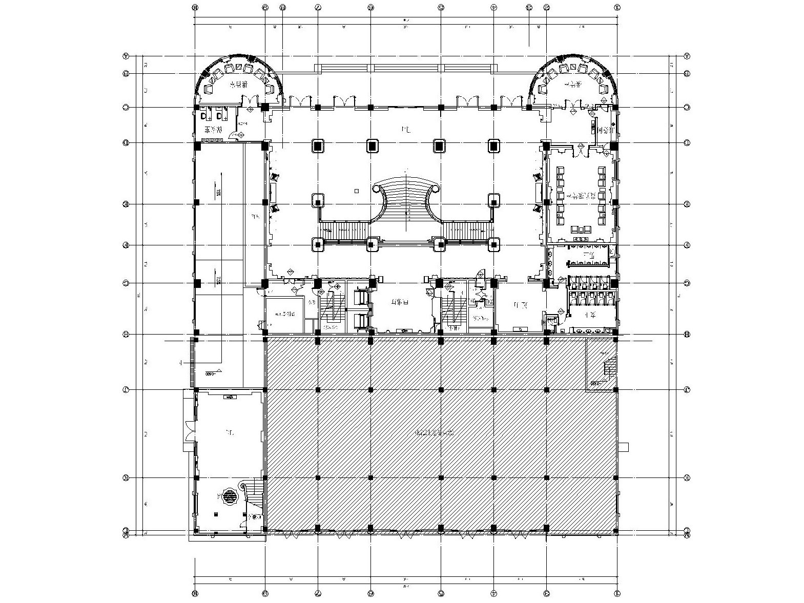 [江苏]现代豪奢林梓张公馆全套施工图（附效果图）cad施工图下载【ID:160714102】