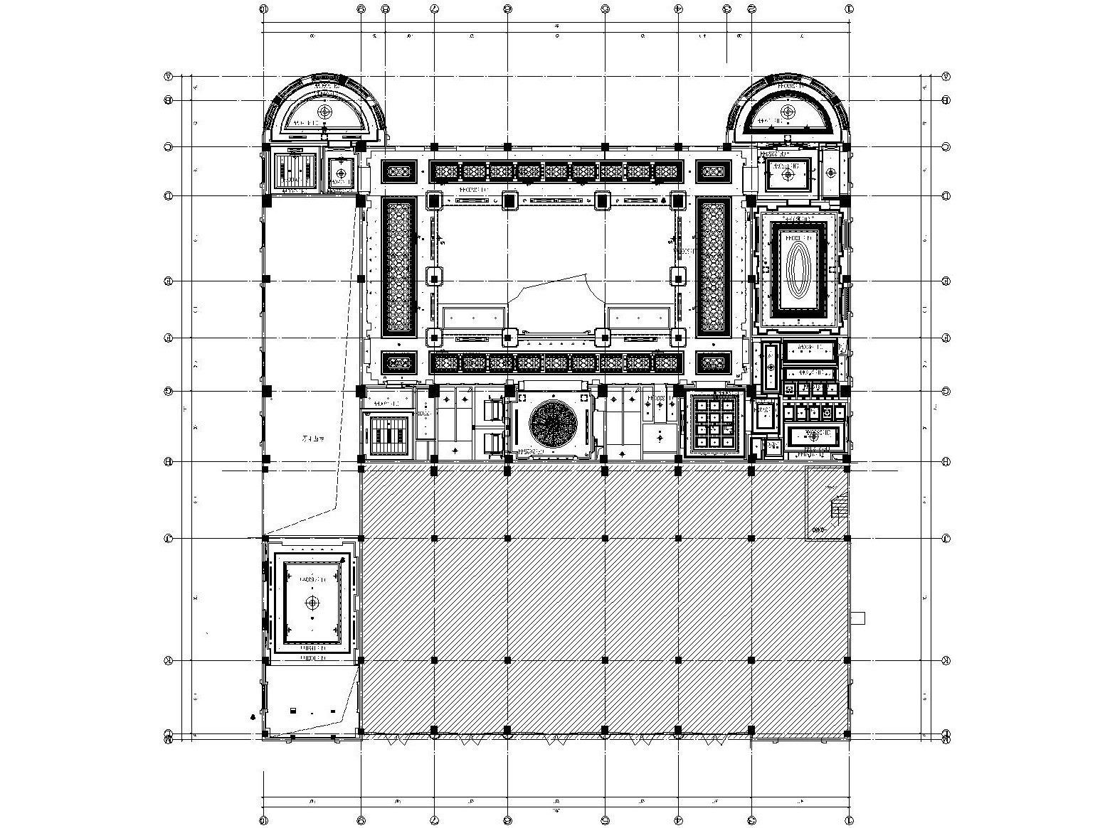 [江苏]现代豪奢林梓张公馆全套施工图（附效果图）cad施工图下载【ID:160714102】