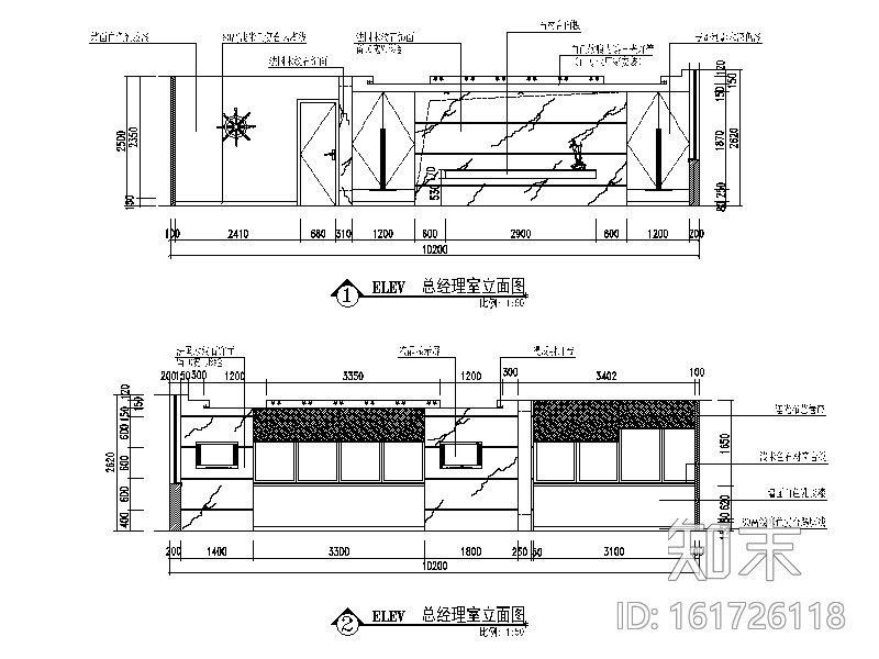 [重庆]某大厦办公室设计全套施工图（含效果图）cad施工图下载【ID:161726118】