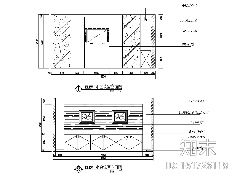 [重庆]某大厦办公室设计全套施工图（含效果图）cad施工图下载【ID:161726118】