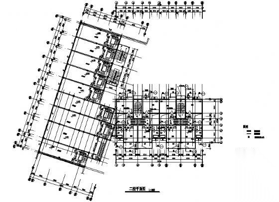 南昌某镇六层住宅楼建筑施工图cad施工图下载【ID:149851101】