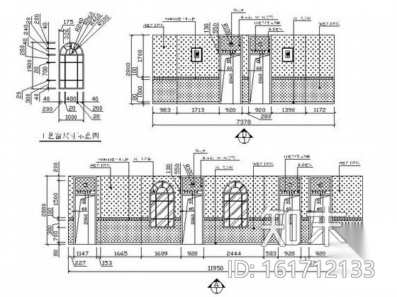 时尚女子美容会所室内装修图cad施工图下载【ID:161712127】