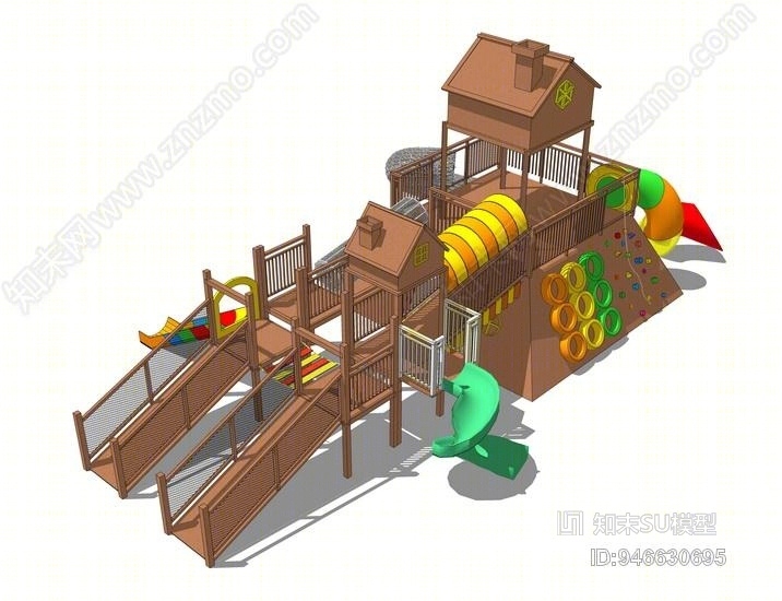 儿童娱乐设施SU模型下载【ID:946630695】