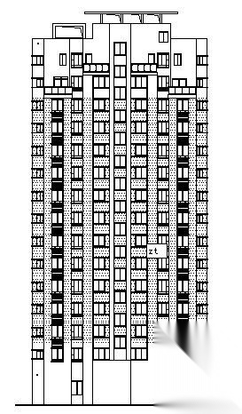 某小区十四层商住楼建筑初步图纸cad施工图下载【ID:168464101】