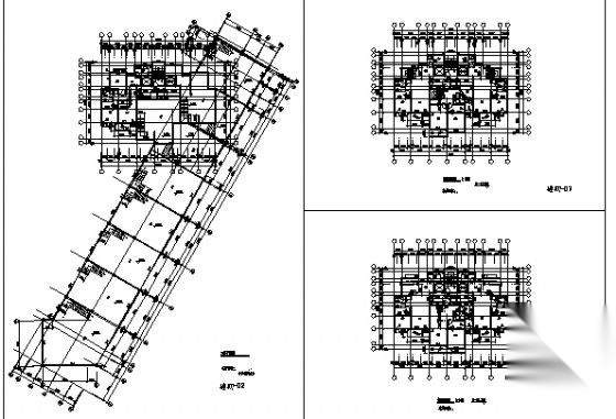 某小区十四层商住楼建筑初步图纸cad施工图下载【ID:168464101】