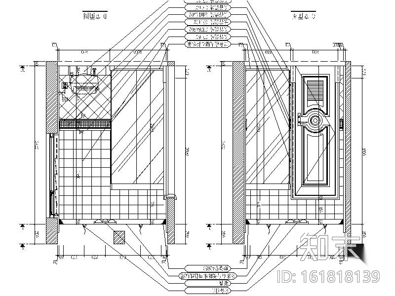 [广东]温馨舒适欧式小型别墅室内设计施工图施工图下载【ID:161818139】