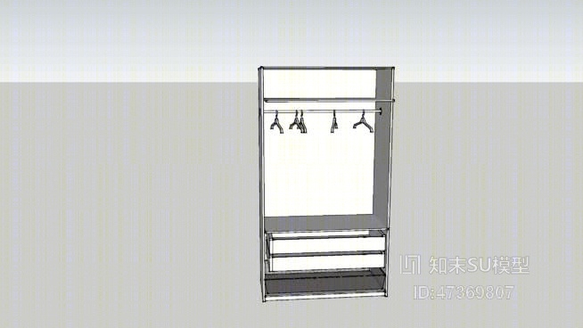 衣柜SU模型下载【ID:317885069】