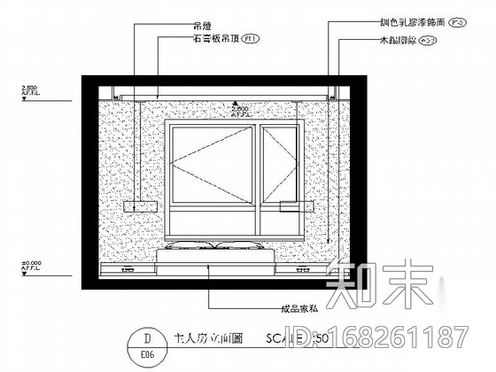 温馨浪漫现代风情四居室样板间CAD装修施工图（含效果）cad施工图下载【ID:168261187】