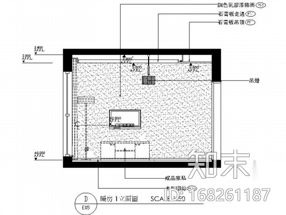 温馨浪漫现代风情四居室样板间CAD装修施工图（含效果）cad施工图下载【ID:168261187】