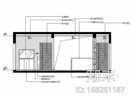 温馨浪漫现代风情四居室样板间CAD装修施工图（含效果）cad施工图下载【ID:168261187】