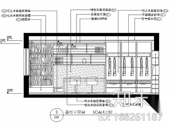 温馨浪漫现代风情四居室样板间CAD装修施工图（含效果）cad施工图下载【ID:168261187】