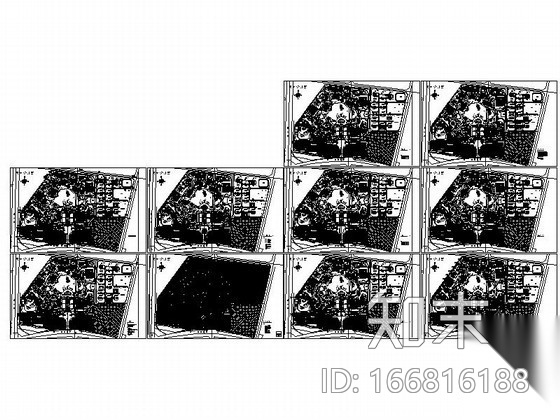 某市大型娱乐主题公园的规划施工图施工图下载【ID:166816188】