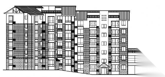 四川省御营山景1#楼建筑结构施工图cad施工图下载【ID:149848122】