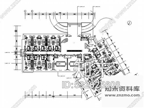 施工图东莞知名五星级酒店典雅高档指挥楼室内CAD装修施工图含效果施工图下载【ID:532025608】