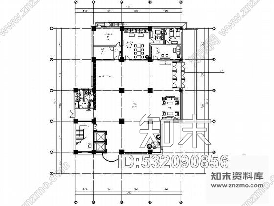 施工图原创现代石化大厦办公楼室内装修CAD施工图含效果施工图下载【ID:532090856】