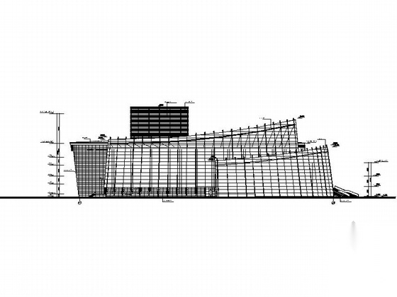 [福建]现代风格省级千人坐席剧院建筑设计施工图施工图下载【ID:160725124】