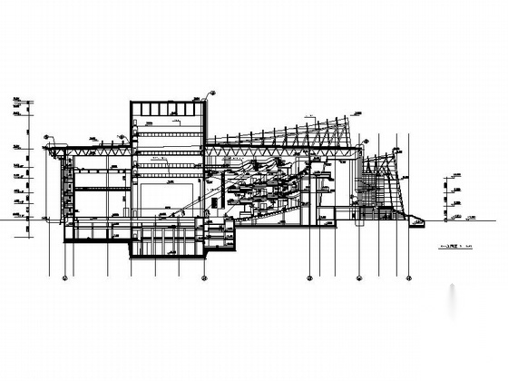 [福建]现代风格省级千人坐席剧院建筑设计施工图施工图下载【ID:160725124】