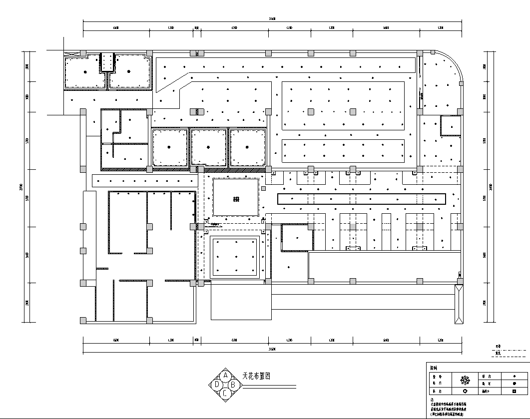 [广东]深圳齐齐火锅室内设计施工图（含效果图）施工图下载【ID:161765103】