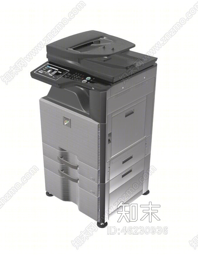 打印机模型3D模型下载【ID:46230936】