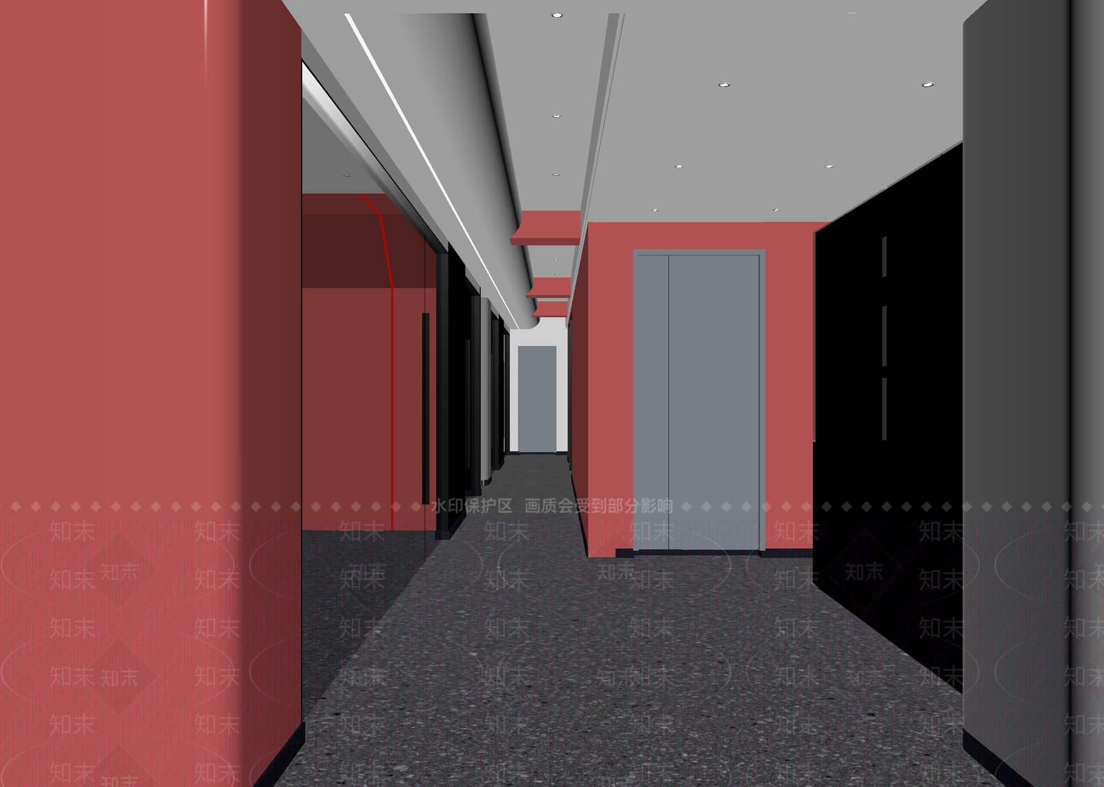 现代走廊3D模型下载【ID:1214767448】