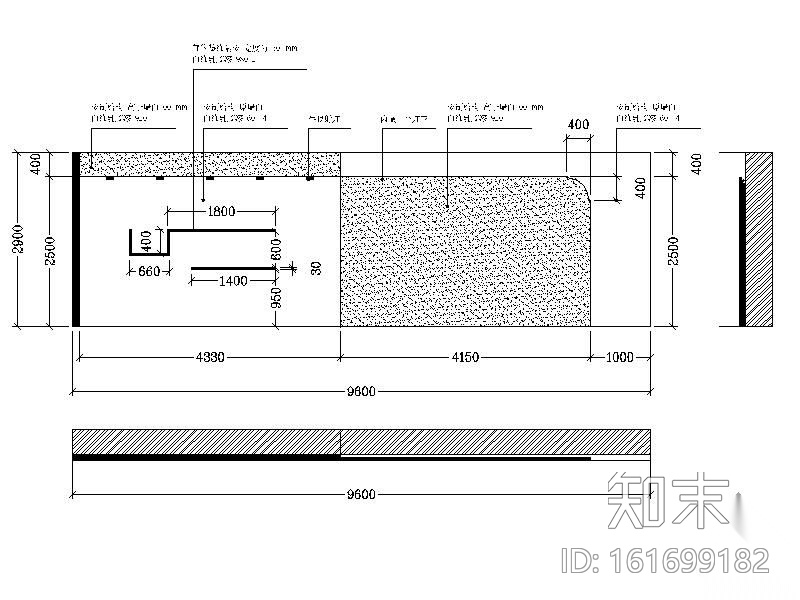 [深圳]现代沙发展厅装修图cad施工图下载【ID:161699182】